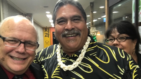 A person wearing a necklace
