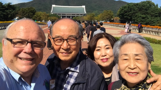 A group of people posing for a photo