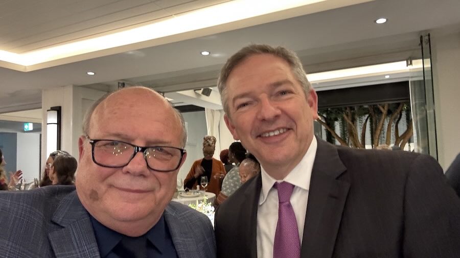 Two men in suits and ties