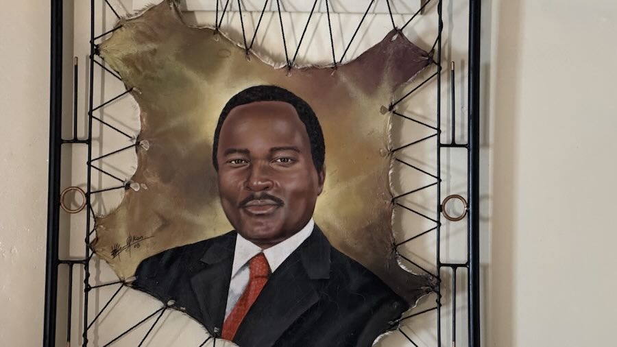 A portrait of a person