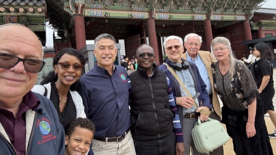 A group of people posing for a photo