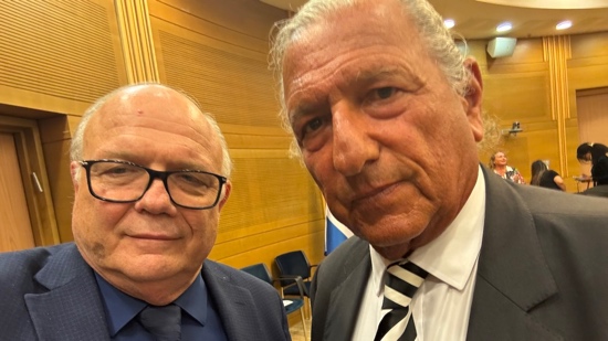 Two men in suits and ties