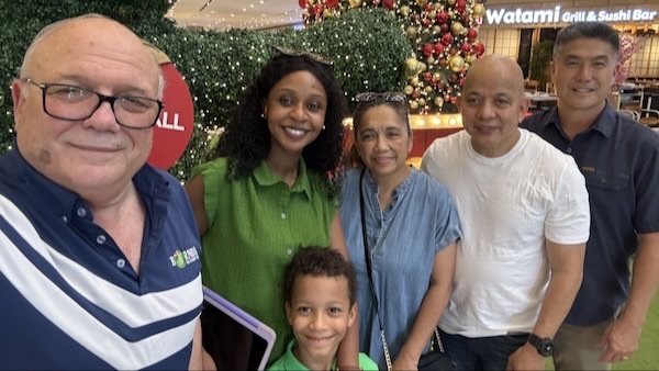 A group of people posing for a photo
