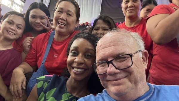 A group of people posing for a photo