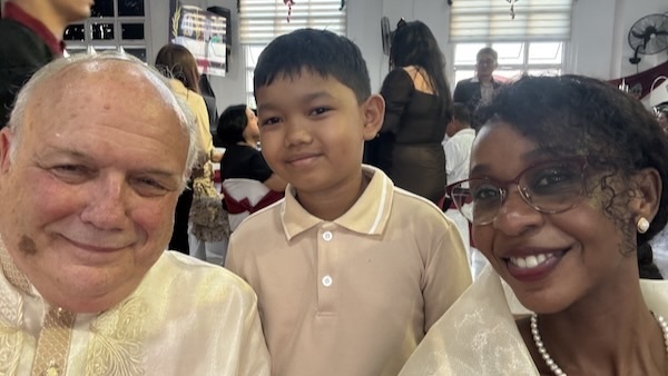 A group of people posing for a photo