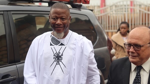 A person in a white robe