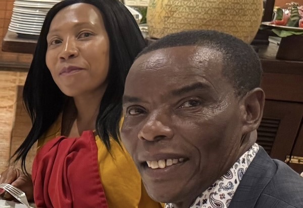 A person and person smiling