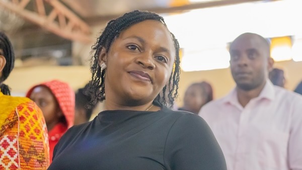 A person smiling at camera