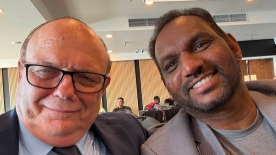 Dr. Hansen and Pastor Lalu Muthuplackal