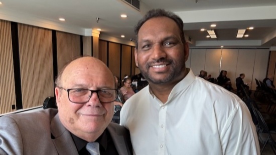 Dr. Hansen and Pastor Lalu