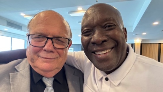 Dr. Hansen and Pastor Bessem